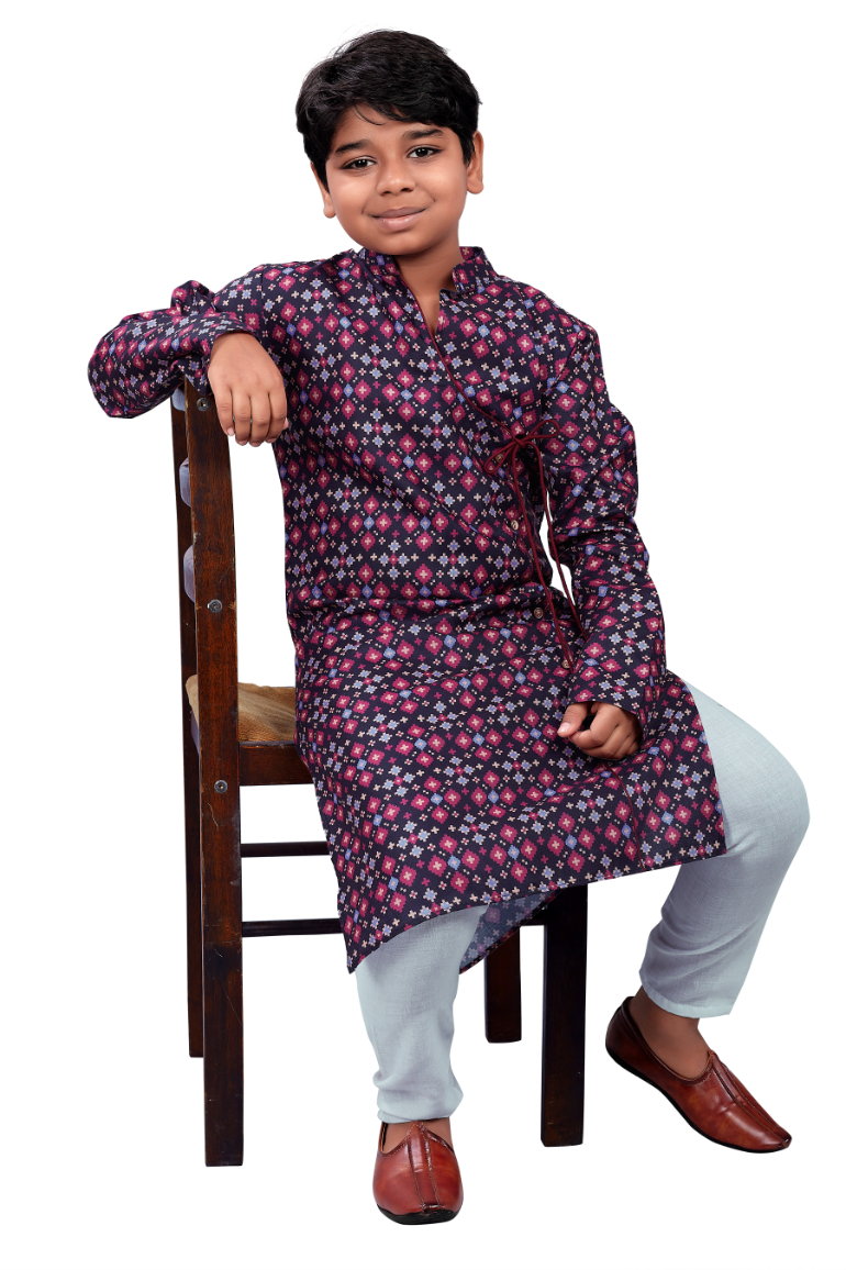 DEIANA'S Casual Designer Kurta Pyjama Set For Boys And kids (Multicolor) | Swadesiicart