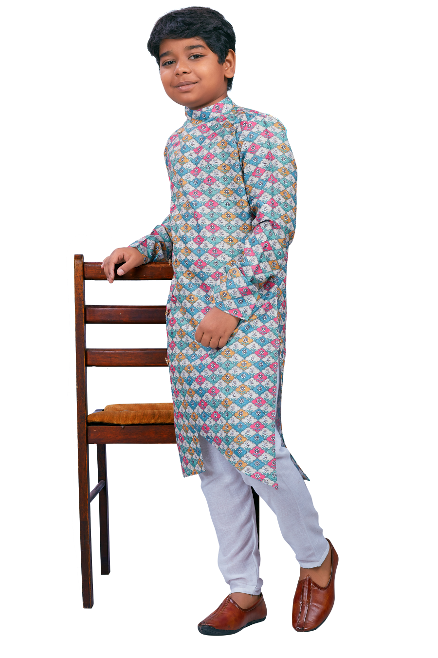 DEIANA'S Casual Designer Kurta Pyjama Set For Boys And kids (Multicolor) | Swadesiicart