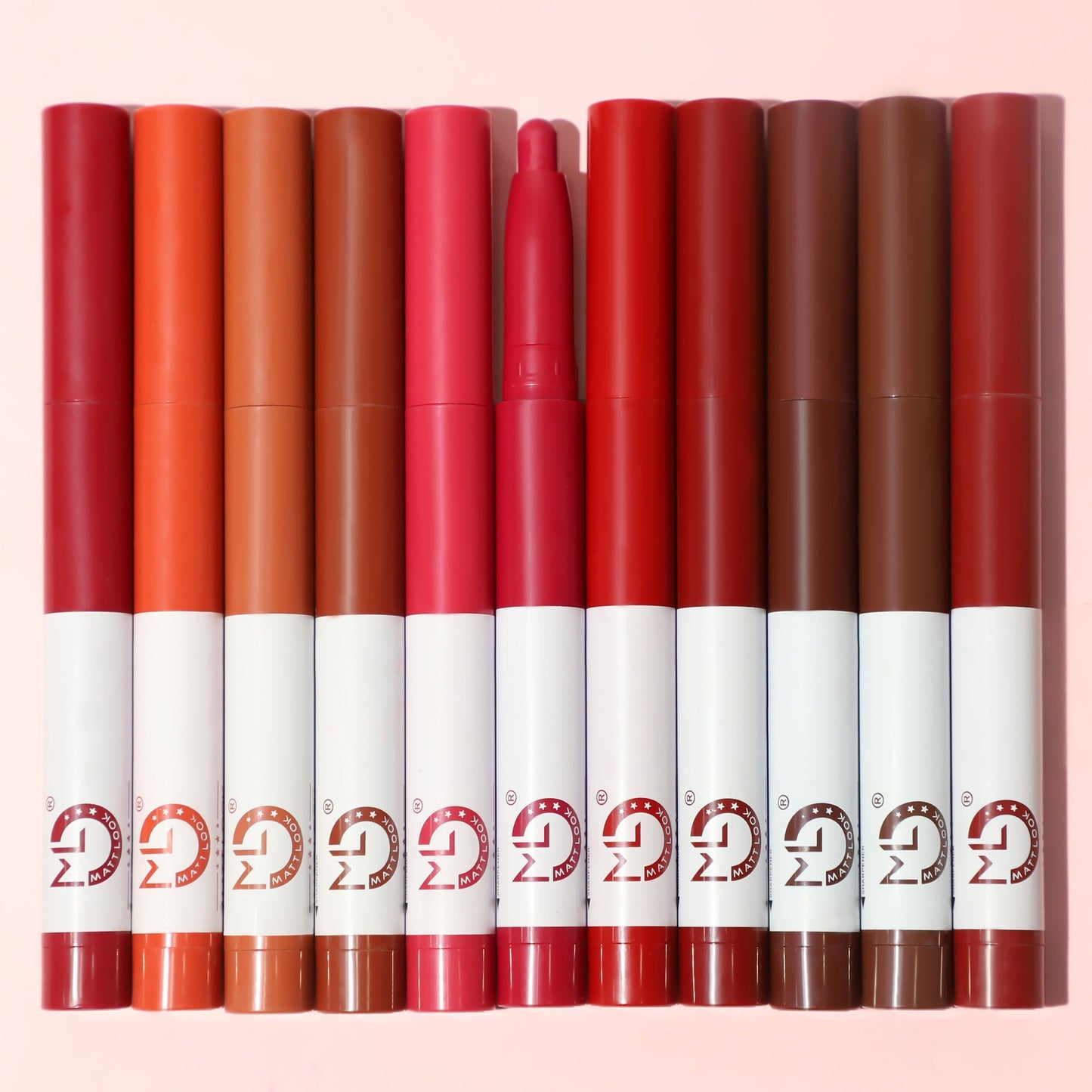 Matt Look Power Last Lip Stain Crayon Lipstick - Berry Crush