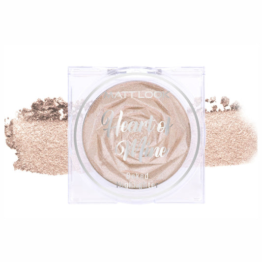 Matt Look Heart Of Mine Baked Highlighter - 01 Dream Light - Swadesiicart