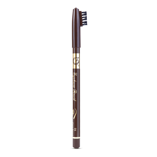 Matt Look Long Lasting Formula Professional Stylist Eyebrow Pencil - 04 Coco Brown - Swadesiicart