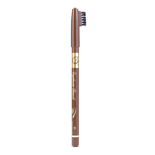Matt Look Long Lasting Formula Professional Stylist Eyebrow Pencil - 05 Soft Brown - Swadesiicart