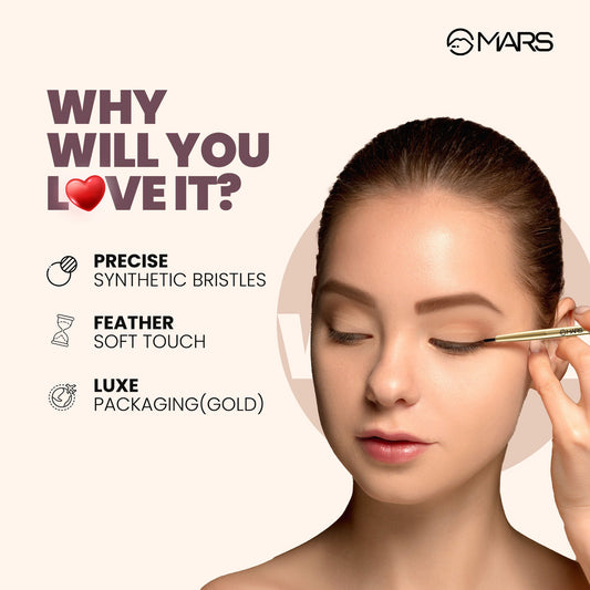 MARS Cosmetics Artist Arsenal Professional Eyeliner Brush - Swadesiicart
