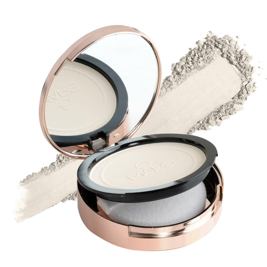 MARS Cosmetics Matte On Compact Powder with Applicator Puff - 01 Light - Swadesiicart