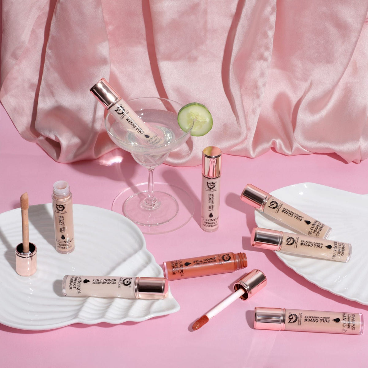 Matt Look Full Cover Jumbo Oil Control Perfect Coverage Concealer - Natural