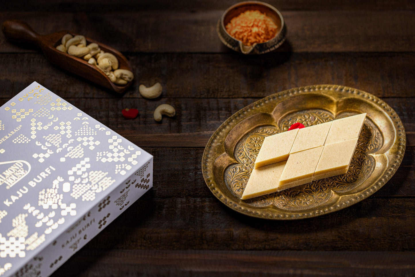 Almond House Kaju Burfi (MAP) - Swadesiicart