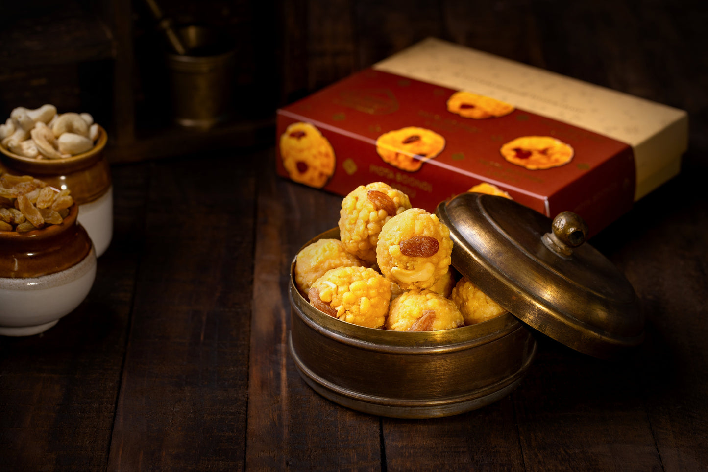 Almond House Motaboondi Laddu (MAP) - Swadesiicart