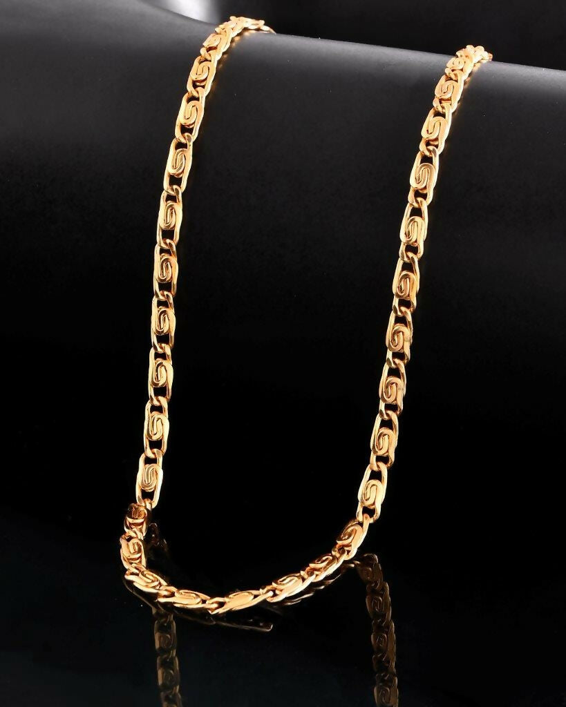 VOJ Gold-Polished Statement Chain | Swadesiicart