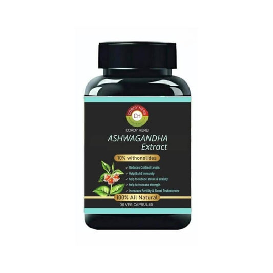 Cordy Herb Ashwagandha Extract Capsules - Cordy Herb Biotech