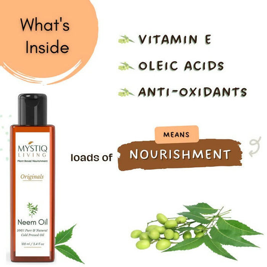 Mystiq Living Originals Neem Oil - Swadesiicart