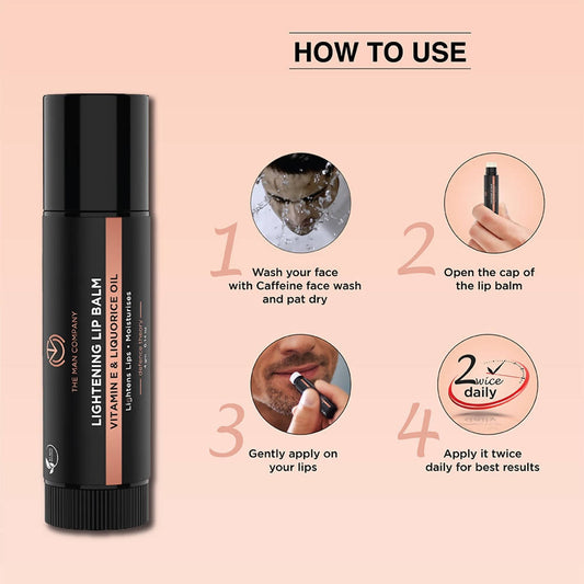 The Man Company Lightening Lip Balm - Swadesiicart