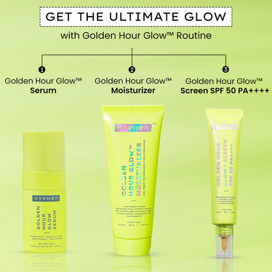 Hyphen Golden Hour Glow Sunscreen SPF 50 PA++++ | Swadesiicart
