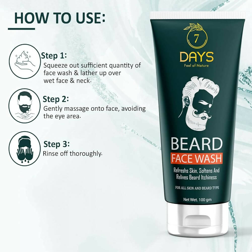 7 Days Beard Face Wash - Swadesiicart
