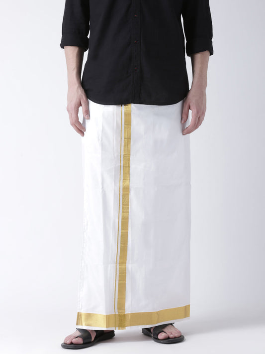 Sethukrishna Men Double Layer Readymade Dhoti With Pocket | Swadesiicart