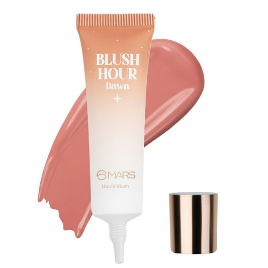 MARS Cosmetics Liquid Blush Hour Dewy-Matte Finish - 01 Dawn - Swadesiicart