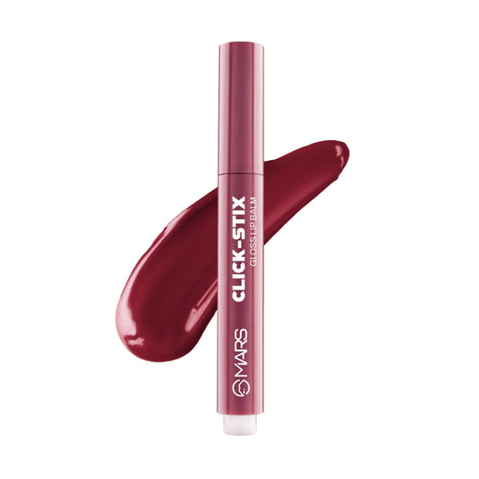 MARS Cosmetics Click Stix Gloss Lip Balm - 03-berry Jam - Swadesiicart