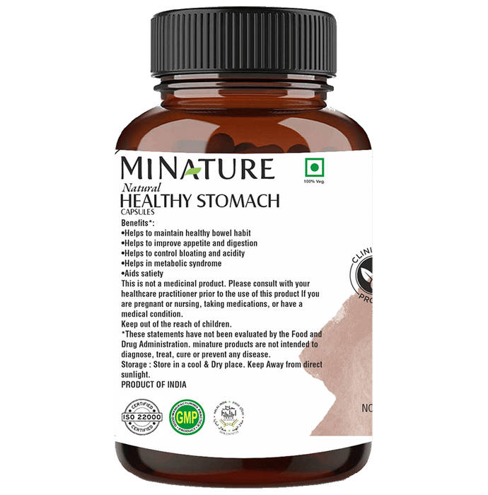 Minature Natural Healthy Stomach Capsules | Swadesiicart