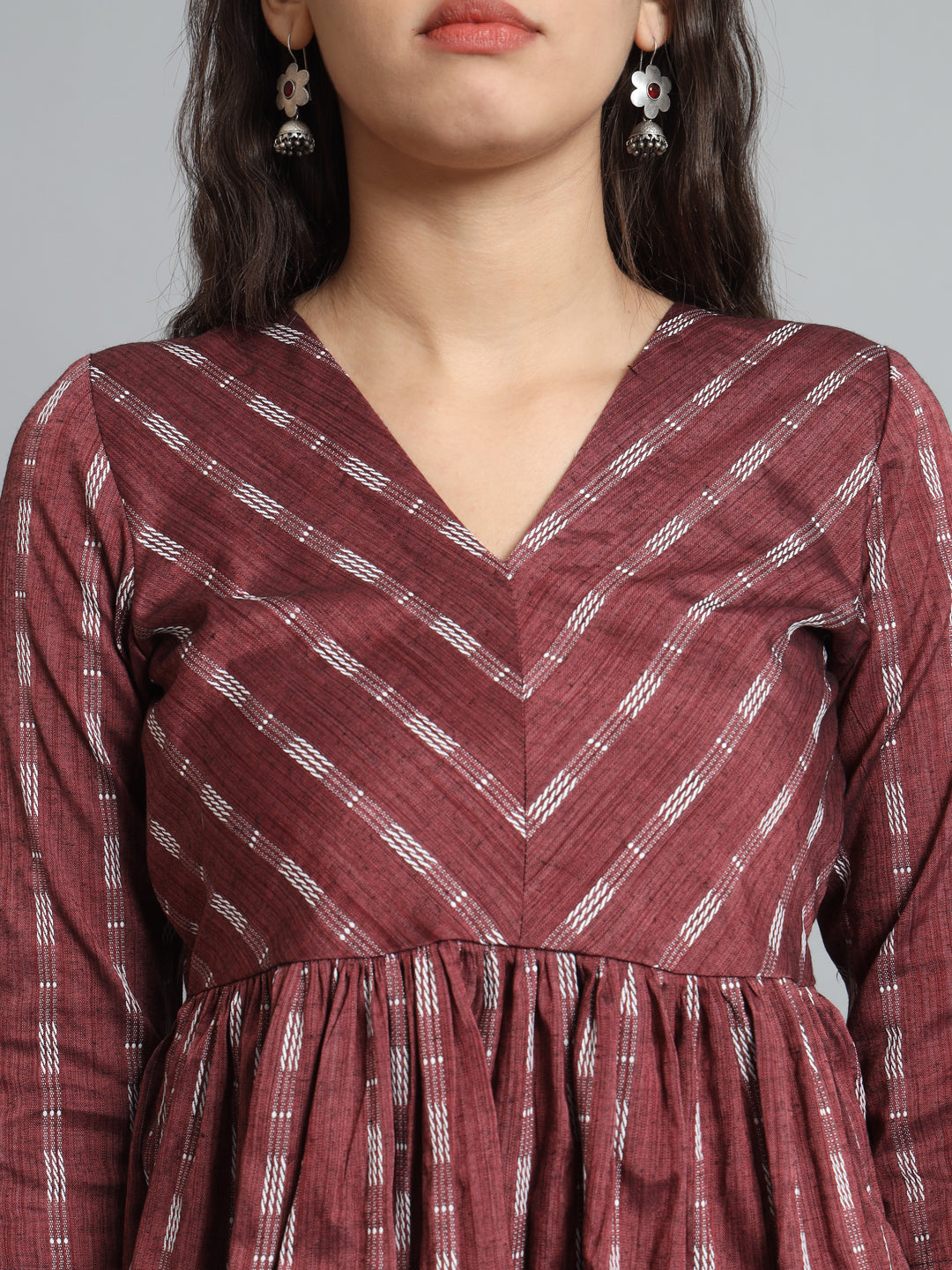 Fab Fashion Dark Purple Co-Ord set - Swadesiicart