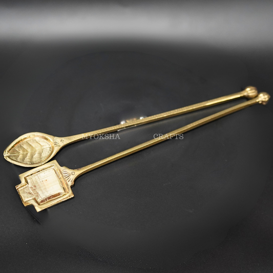 Brass Sukh Sruva: Embrace Divine Offerings and Spiritual Serenity - 1