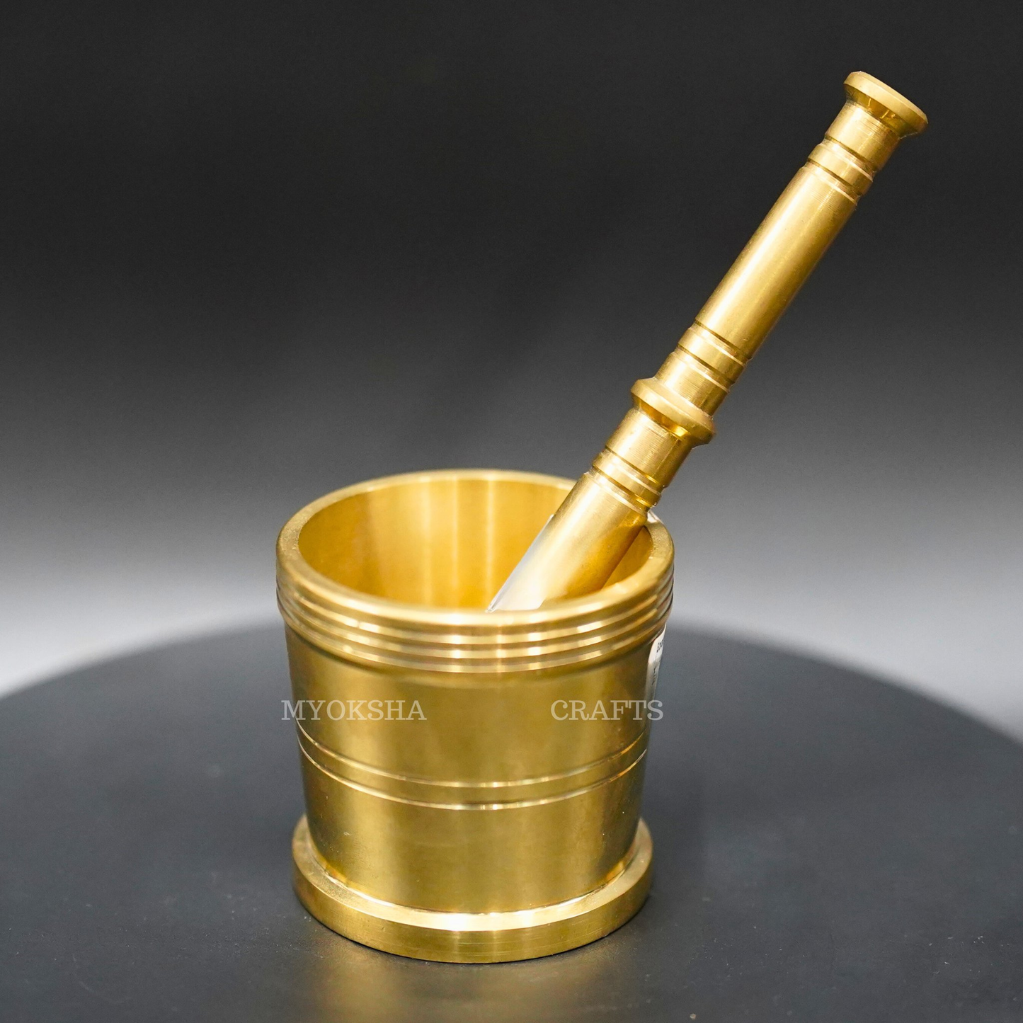 Brass Mortar and Pestle - Embrace the Art of Traditional Grinding - Swadesiicart