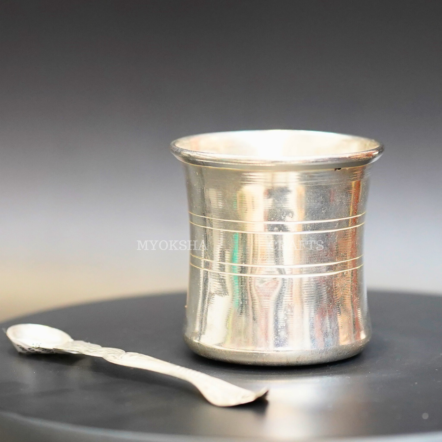 German Silver Punch Patra with Uddarani - Swadesiicart