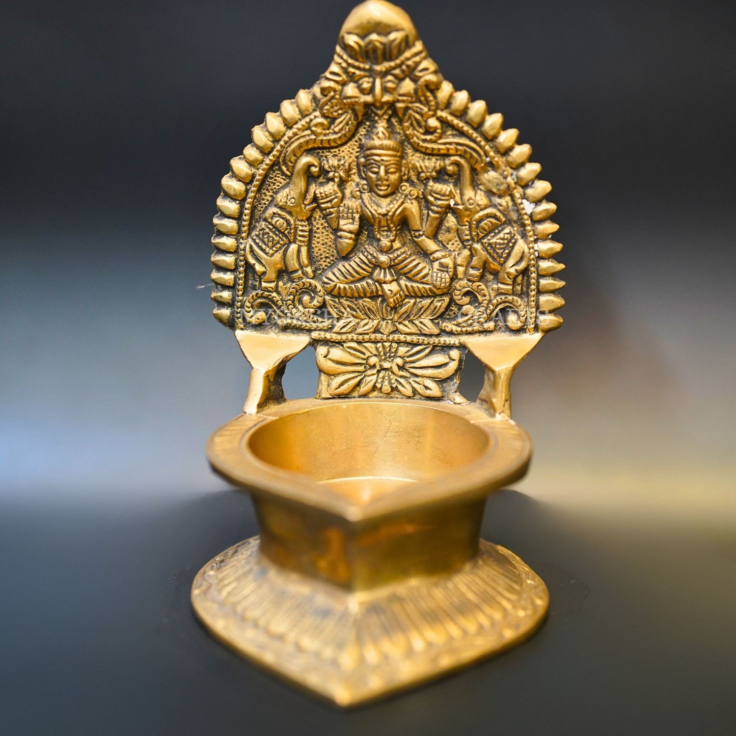 Brass Kamakshi Diya - Swadesiicart