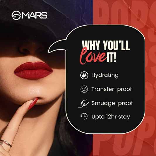 MARS Cosmetics Popstar Non Drying Liquid Mousse Lipstick - 28 Encore