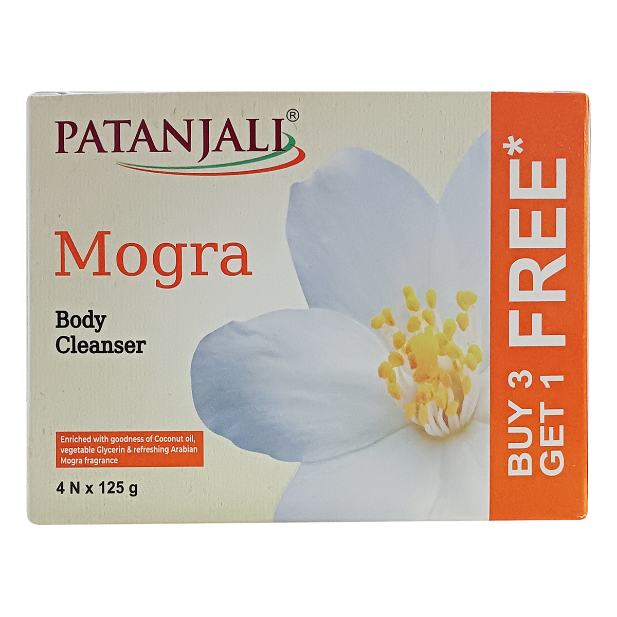 Patanjali Mogra Body Cleanser Soap - Swadesiicart