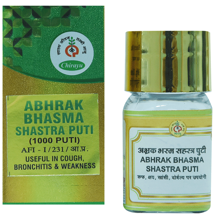 Chirayu Abhrak Bhasma Shastra 1000 Putti | Swadesiicart