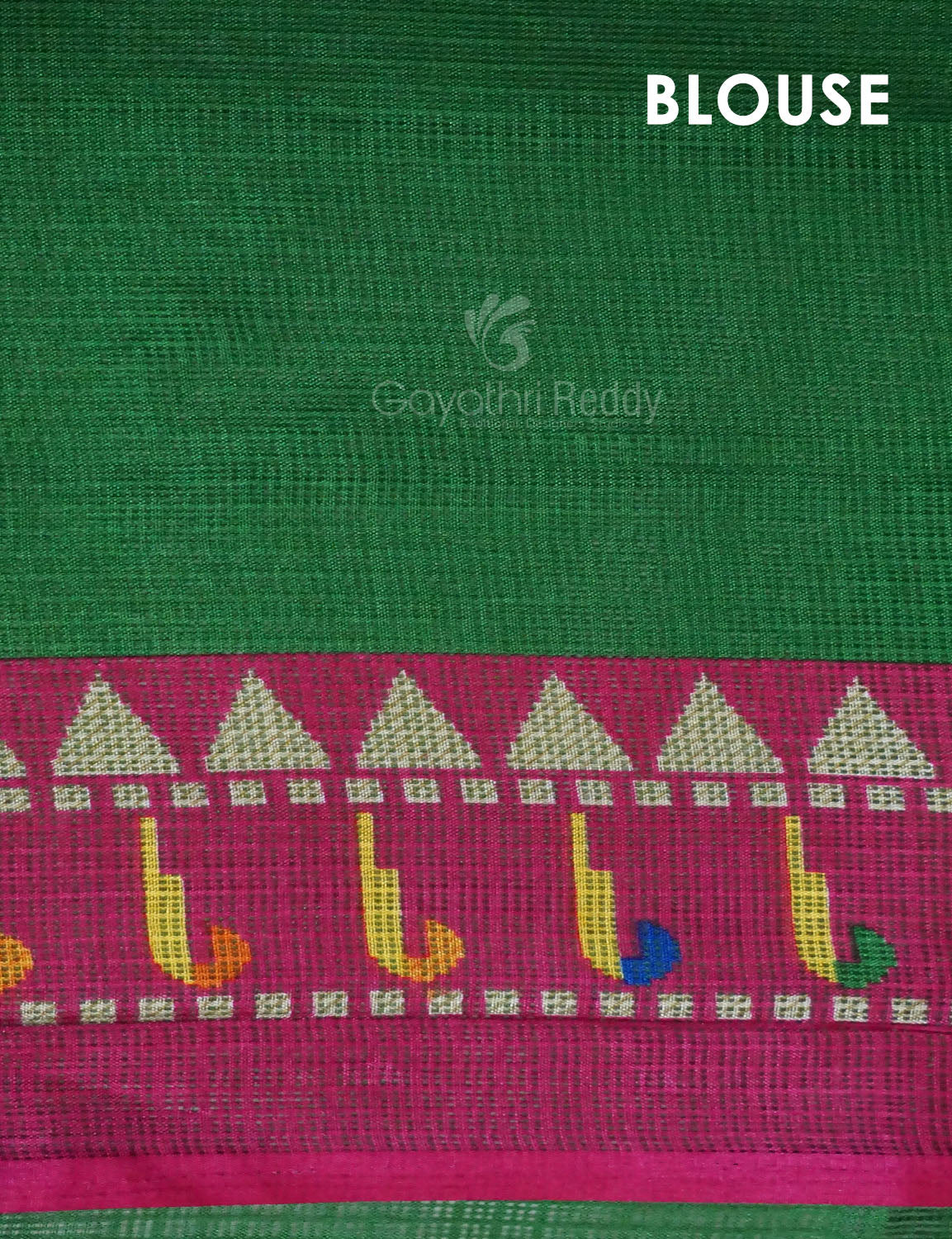 Maroon Green Colour With All Over Buttes Semi Silk Kota Saree By Gayathri Reddy Designer Studio | Swadesiicart