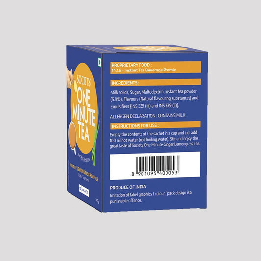 Society OMT Elaichi & OMT Ginger Lemongrass Flavour Tea Premix Combo