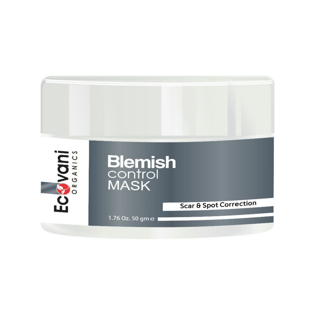 Ecovani Organics Blemish Control Mask - Organic Scar Lightening Formula - Swadesiicart