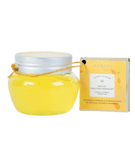 Mantra Herbal Face Gel Pollution Defense Spf+ Sandal Turmeric & Pure Aloe - Ayurvedant Pvt. Ltd.