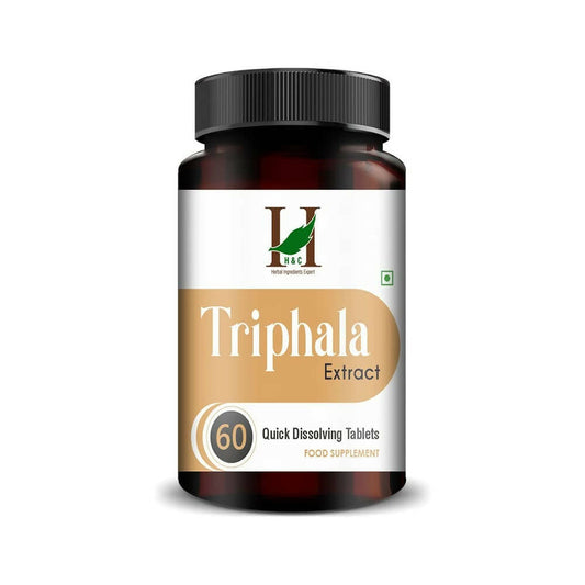 H&C Herbal Triphala Extract Quick Dissolving Tablets - Just Jaivik