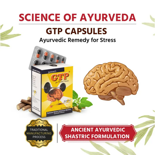 Jammi's GTP Stress Relief Capsules | Swadesiicart