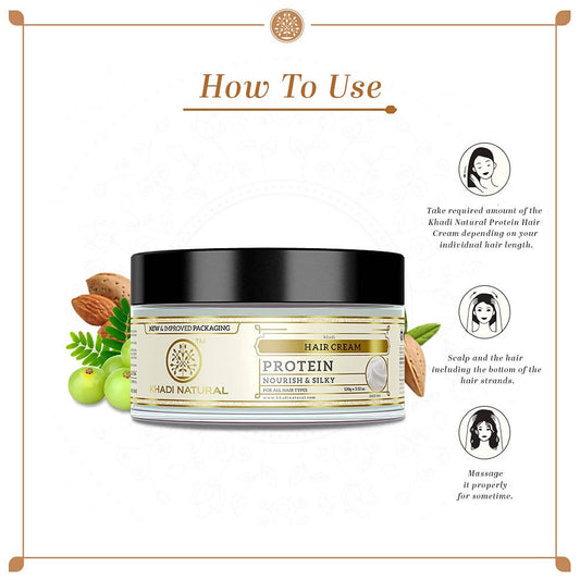 Khadi Natural Herbal Protein Hair Cream