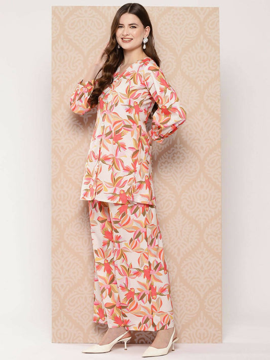Ahalyaa Women's Traditional Wear Co-ods - Multi | Swadesiicart