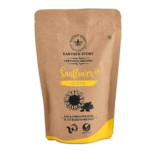 Earthen Story Certified Organic Raw Sunflower Seeds | Swadesiicart