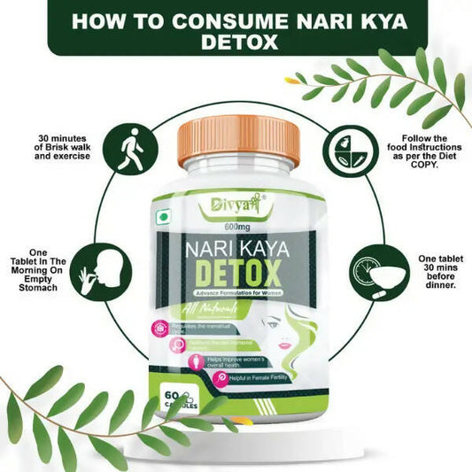 Divya Shree Nari Kaya Detox Capsules | Swadesiicart