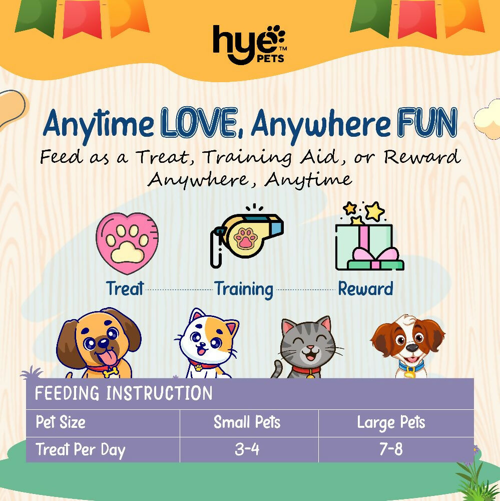 Hye Pets Super Treats For Super Pets – Freeze Dried Treats Made With Goat Milk, Pumpkin & Banana - Swadesiicart
