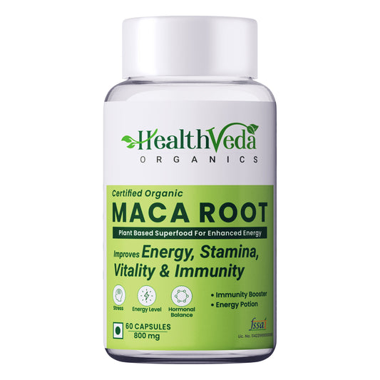 Health Veda Organics Maca Root Capsules | Swadesiicart