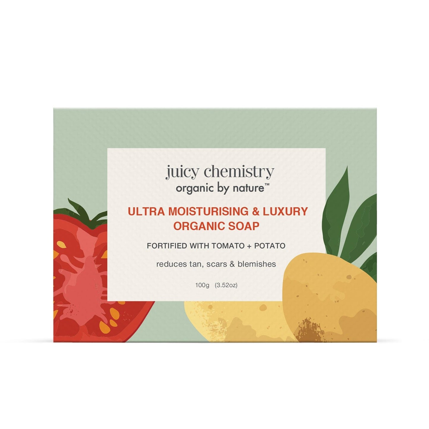 Ultra Moisturising & Luxury Organic Soap Fortified with Tomato + Potato
