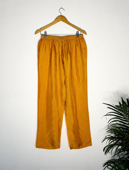 trueBrowns Mustard Silk Bottom | Swadesiicart