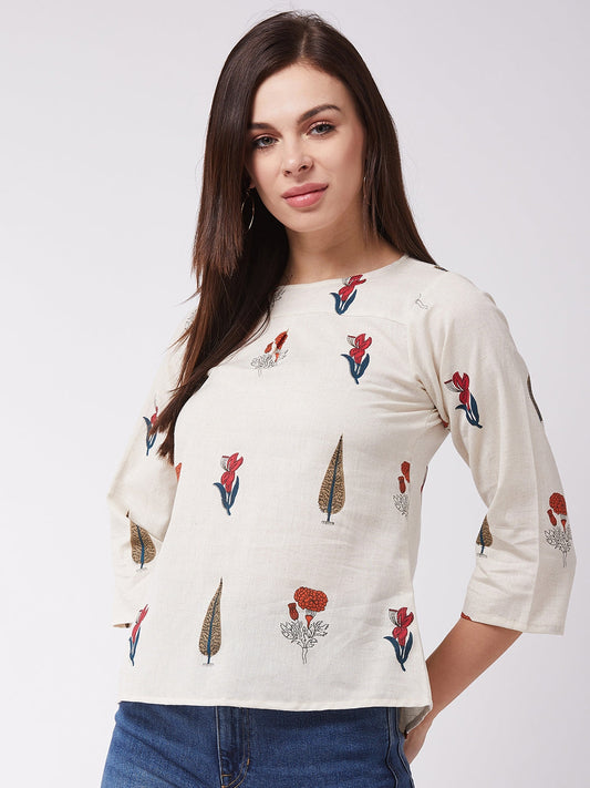 InWeave Women's Muria Groovy Top - Swadesiicart