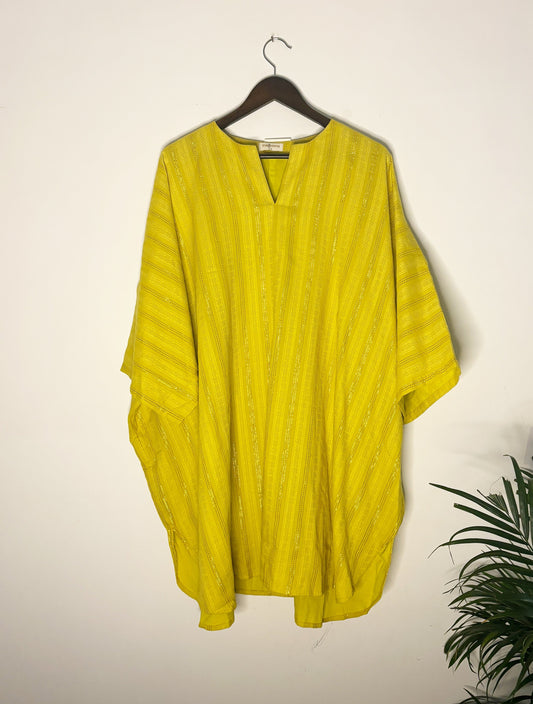 trueBrowns Lime Metallic Top | Swadesiicart