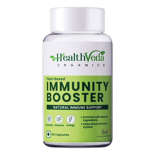 Health Veda Organics Natural Immunity Booster Capsules - Swadesiicart