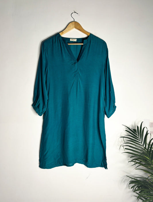 trueBrowns Green Modal Top | Swadesiicart