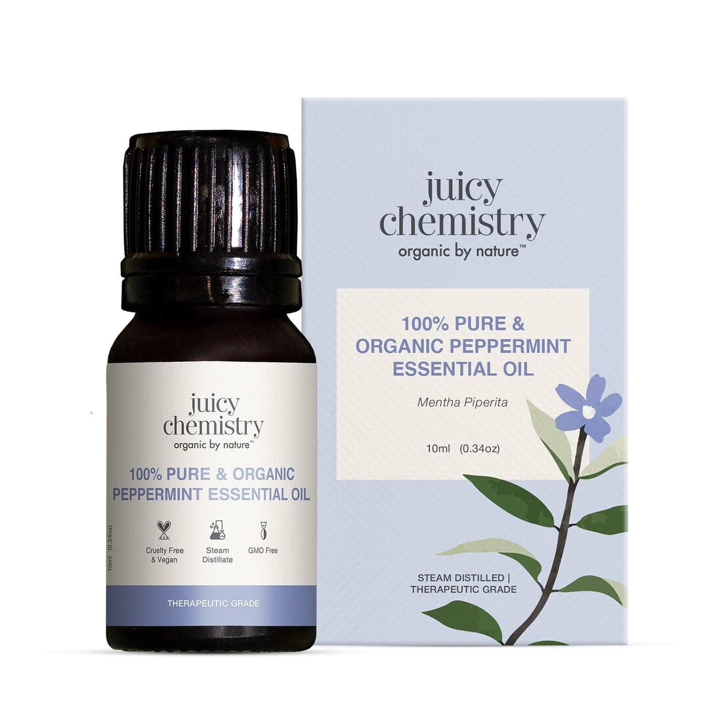 100% Pure & Organic Peppermint Essential Oil