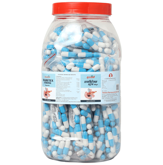 Multani Diabetex Strong Capsule | Swadesiicart
