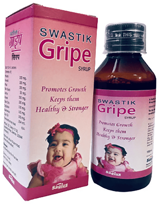Sagius Swastik Gripe Syrup | Swadesiicart